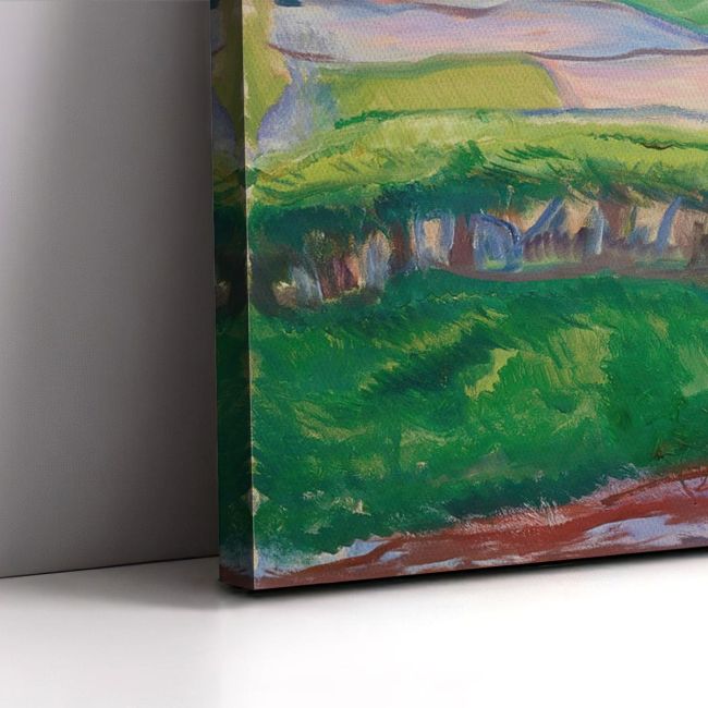 Πίνακας ζωγραφικής Spring landscape Munch Καμβάς τελαρωμένος Όψη 5