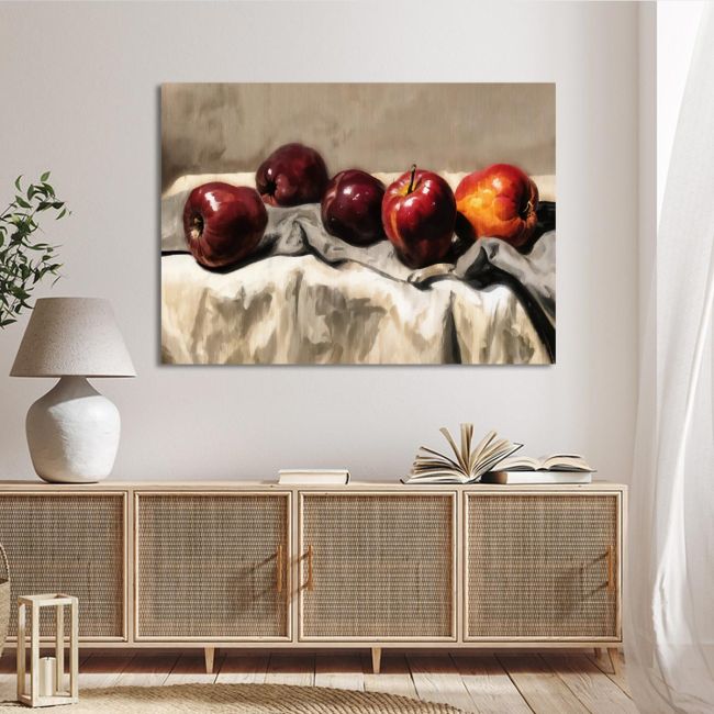 Canvas print Still life apples Framed canvas View 2