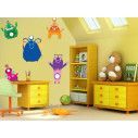 Kids wall stickers Mini collection, Little Monsters