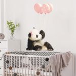 Wall sticker, Blue elephant and Ballon