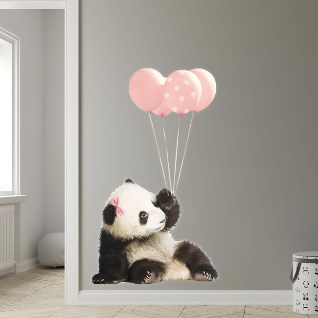 Wall sticker, Blue elephant and Ballon