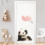 Wall sticker, Blue elephant and Ballon