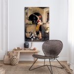 Canvas print  In the kitchen Litras Framed canvas View 3