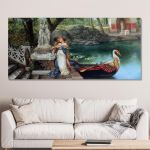 Canvas print Following the example of the gods, Henryk Siemiradzki panoramic