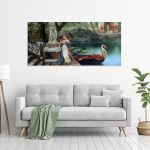 Canvas print Following the example of the gods, Henryk Siemiradzki panoramic