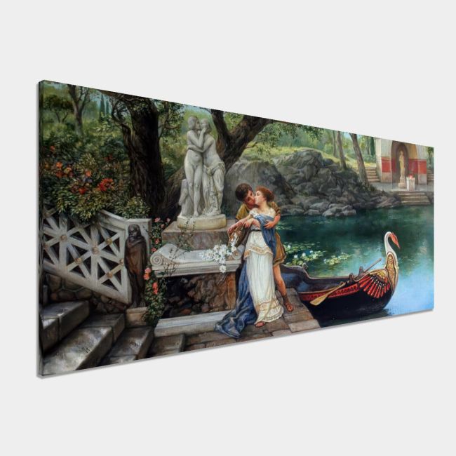 Canvas print Following the example of the gods, Henryk Siemiradzki panoramic