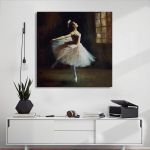 Canvas print Ballerina Dega style Framed canvas View 1