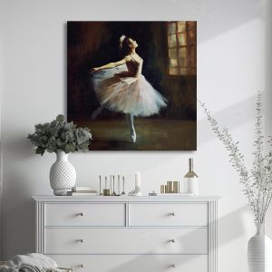 Πίνακας ζωγραφικής Ballerina Dega style Καμβάς τελαρωμένος Όψη 1 2