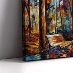 Πίνακας σε καμβά Rain reflections I