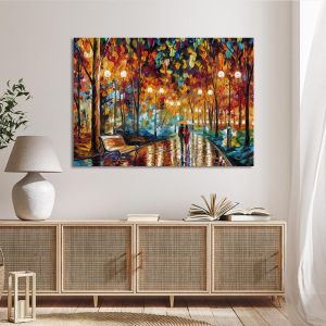 Canvas print Rain reflections I 2