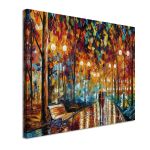 Canvas print Rain reflections I