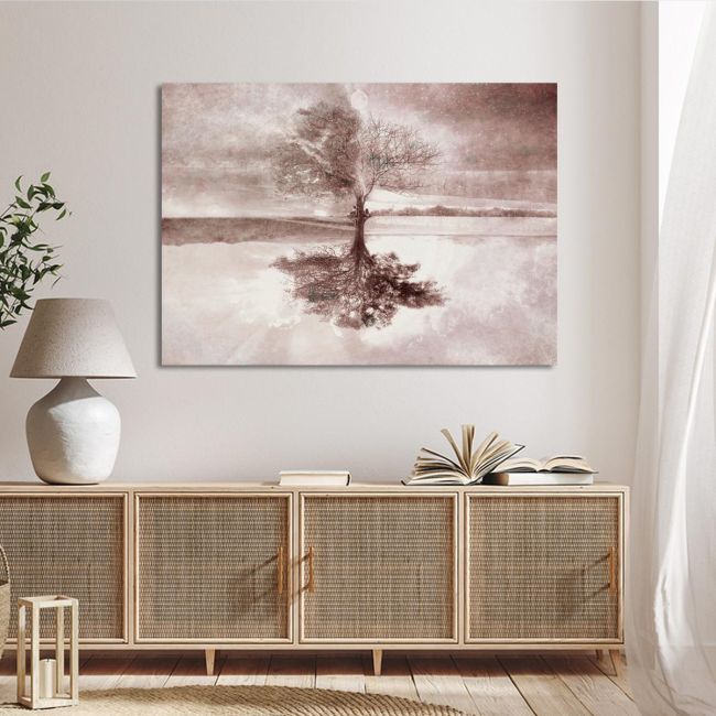 Canvas print Loneliness in close proximity