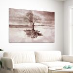 Canvas print Loneliness in close proximity
