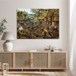 Canvas print The spring, Breugel P.