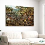 Canvas print The spring, Breugel P.