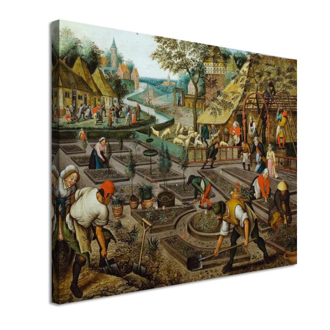 Canvas print The spring, Breugel P.