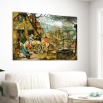 Canvas print The autumn, Breugel P.