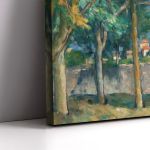 The road, the old wall, Cezanne P. - Πίνακας σε Καμβά