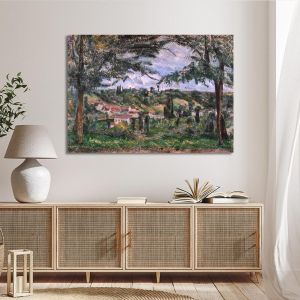 Canvas print Hamlet of Patis, Cezanne P. 2