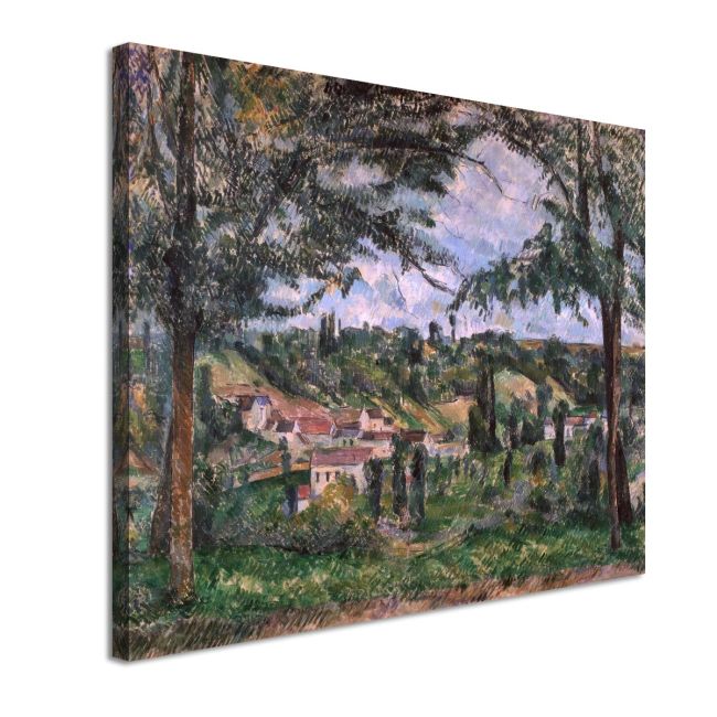 Canvas print Hamlet of Patis, Cezanne P.
