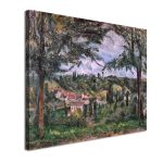 Canvas print Hamlet of Patis, Cezanne P.