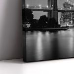 Canvas print New York city grayscale