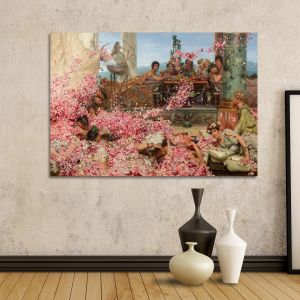 The roses, Lawrence Alma-Tadema - Πίνακας σε Καμβά