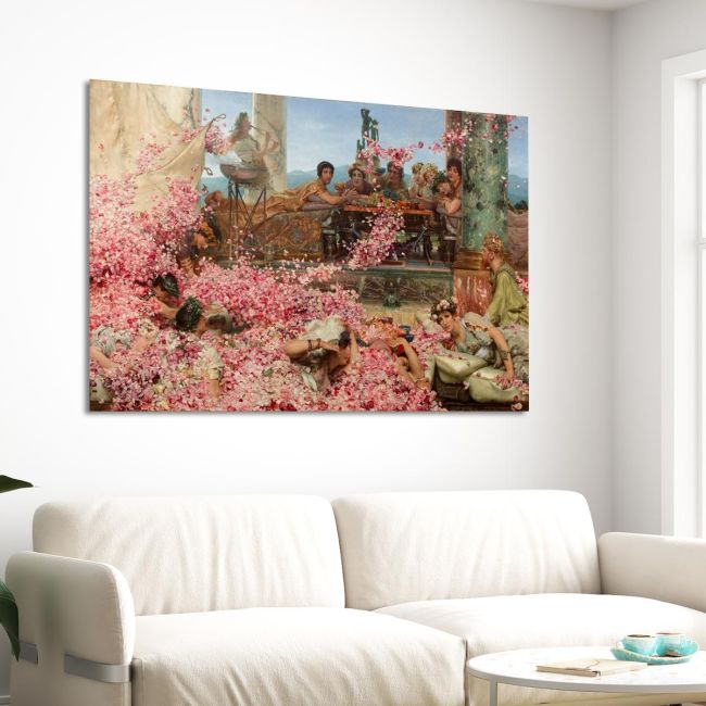 Canvas print The roses, Lawrence Alma-Tadema