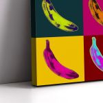 Πίνακας σε καμβά Pop art Bananas Καμβάς τελαρωμένος Όψη 5