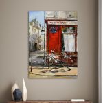 Canvas print Bicycle in the city