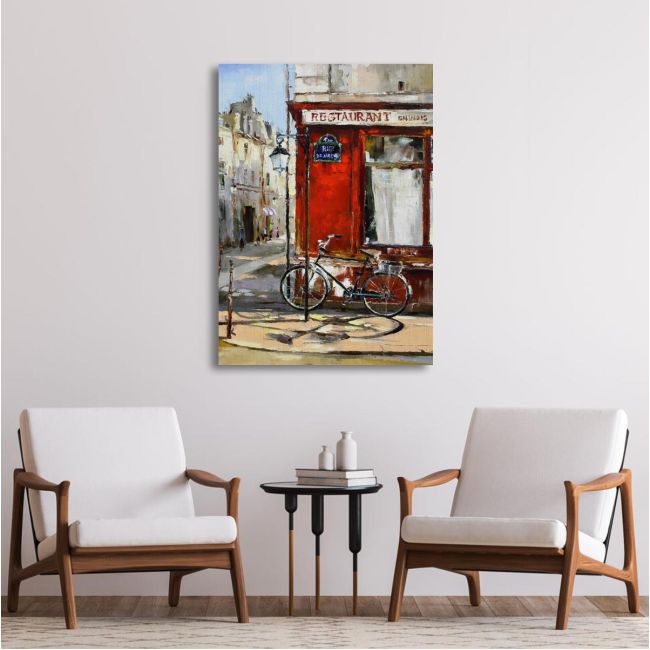 Canvas print Bicycle in the city