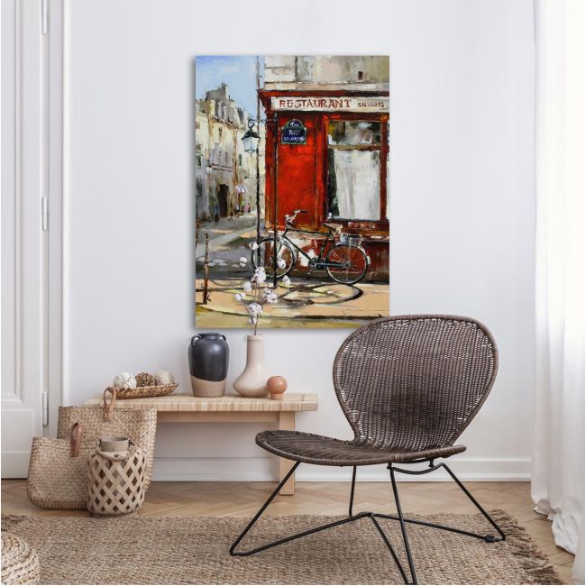 Canvas print Bicycle in the city