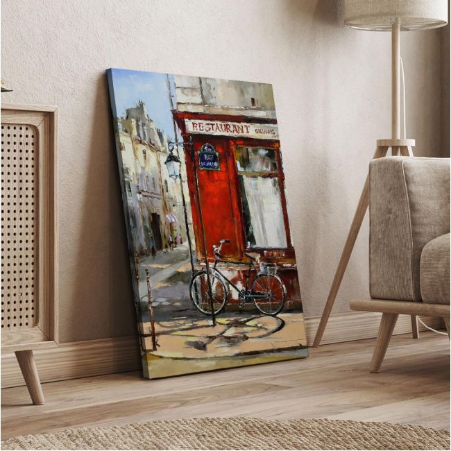 Canvas print Bicycle in the city