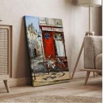 Canvas print Bicycle in the city