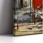 Canvas print Bicycle in the city