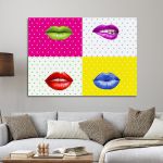 Canvas print Pop art Bananas Framed canvas View 1