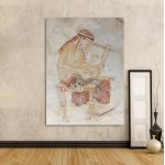 Canvas print Muse tuning the guitar