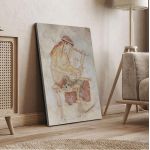 Canvas print Muse tuning the guitar