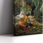 Canvas print The angler, Boucher Francois