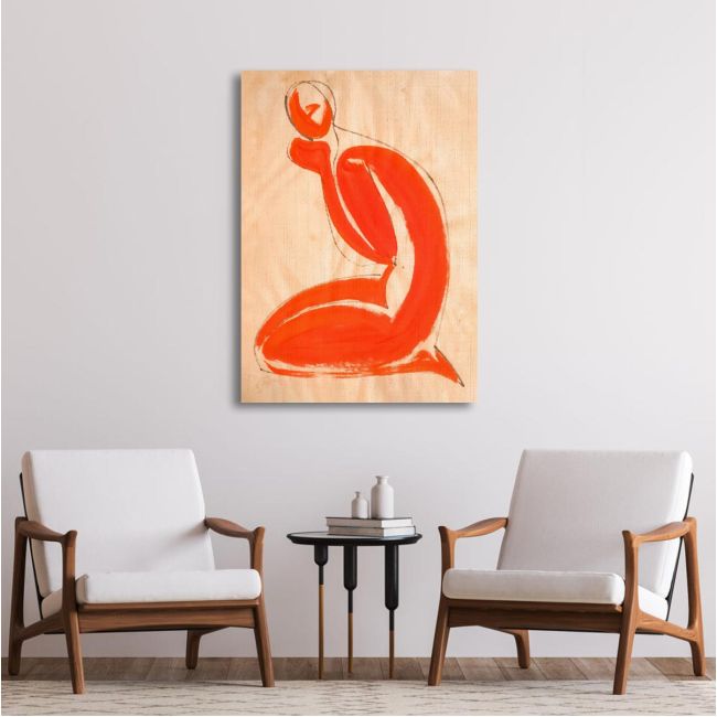 Canvas print The praying woman