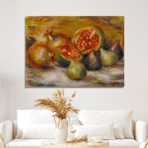 Πίνακας ζωγραφικής Νεκρή φύση με σύκα Renoir Καμβάς τελαρωμένος Όψη 1