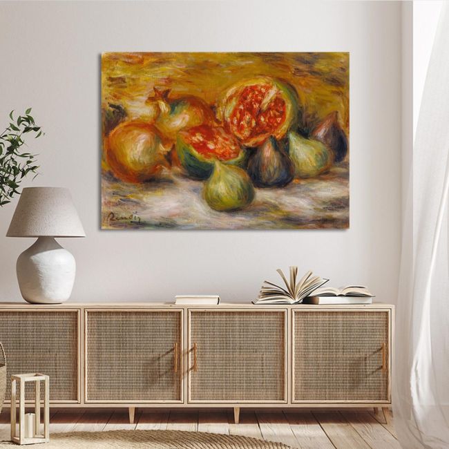Canvas print Still life with figs Renoir Framed canvas View 2