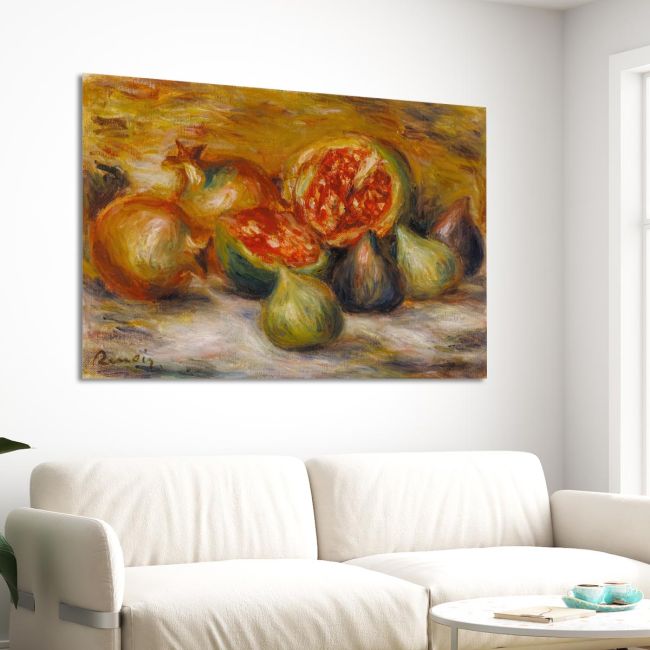 Canvas print Still life with figs Renoir Framed canvas View 3