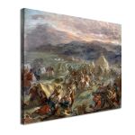 The Sudden Attack of Botsaris Delacroix Eugene Canvas print Framed canvas View 4