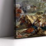 The Sudden Attack of Botsaris Delacroix Eugene Canvas print Framed canvas View 5