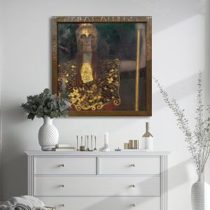 Παλλάδα Αθηνά Klimt G Πίνακας ζωγραφικής Καμβάς τελαρωμένος Όψη 1 2