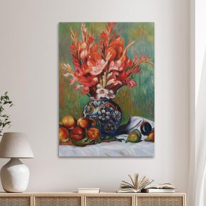 Flowers and fruit – Renoir – Canvas print Framed canvas View 1
