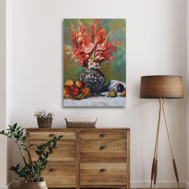 Flowers and fruit – Renoir – Canvas print Framed canvas View 2