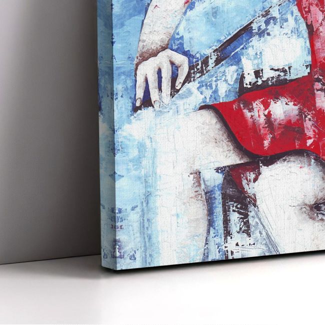 Πίνακας σε καμβά Woman and a violin