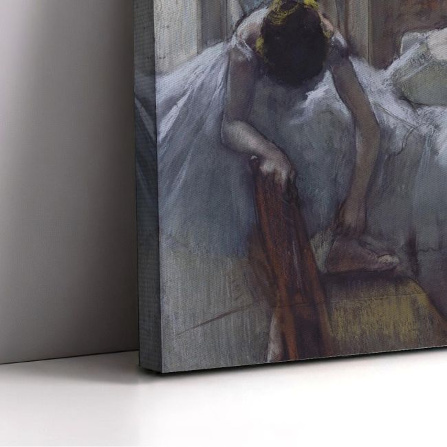 Πίνακας ζωγραφικής Dansers preparing Degas E. Καμβάς τελαρωμένος, μοντέρνο σπίτι